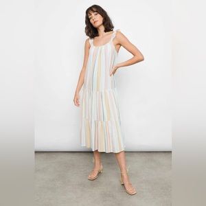 RAILS Capri Dress Melon Stripr